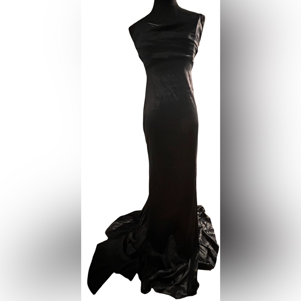 Navy blue formal dress